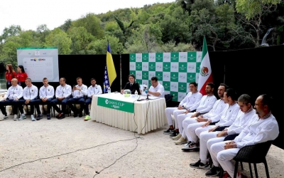Davis Cup – draw held at the Kravica waterfall